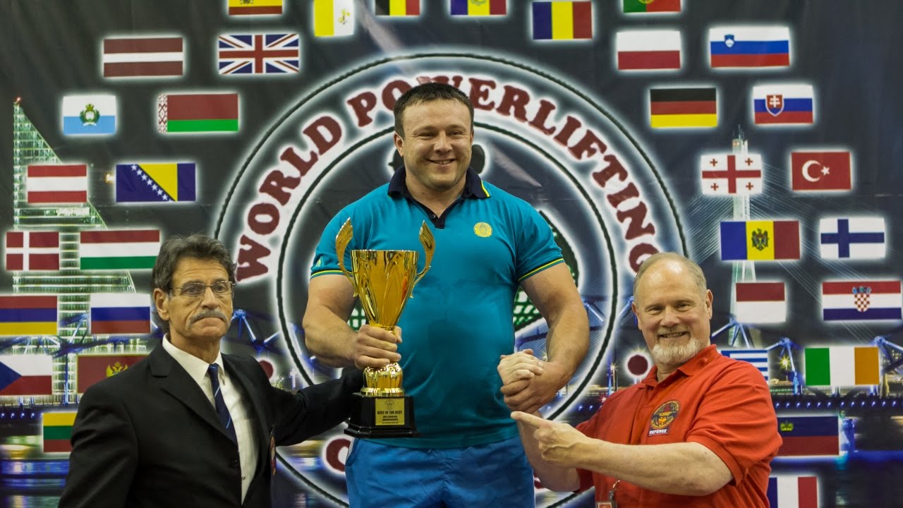 В.Голубев (Карасуский район) - Чемпион Европы-2015 Пауэрлифтинг WPC