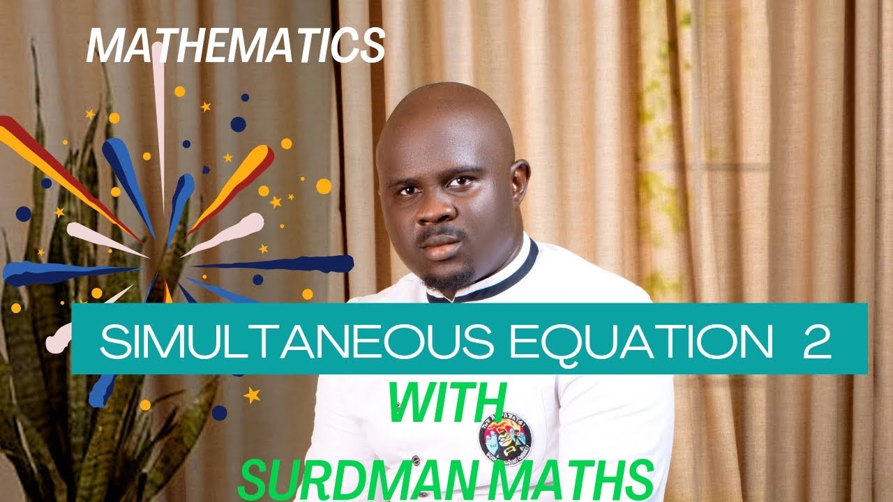SIMULTANEOUS EQUATION using ELIMINATION METHOD @surdmanmaths - YouTube
