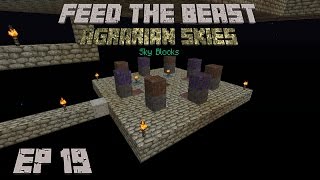 Feed The Beast Agrarian Skies Ep 19 Blood Magic Binding Ritual (SkyBlock)