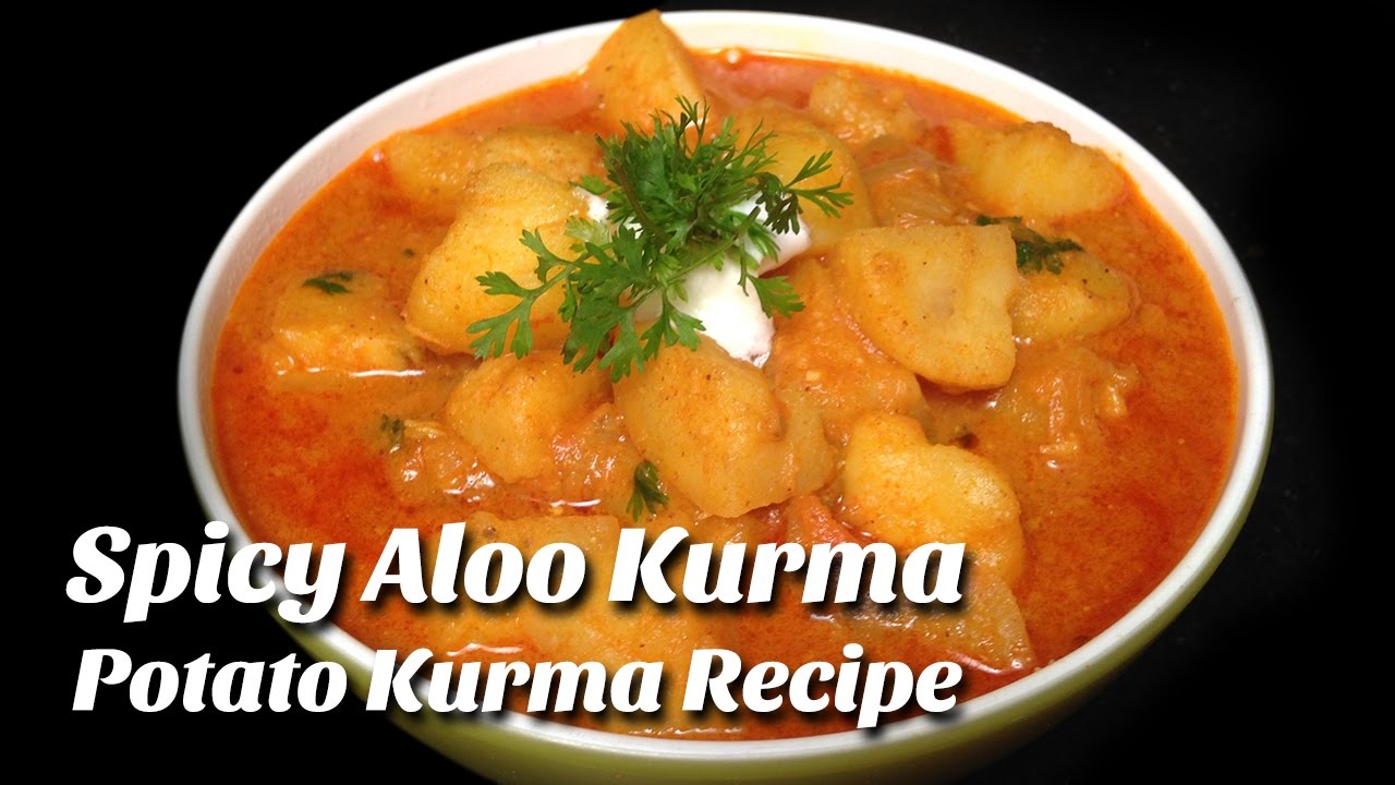 Spicy Aloo Kurma | Potato Korma Recipe | how to make Aloo kurma recipe | Hyderabadi Ruchulu