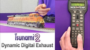 Make your Trains Run more Realistically with Tsunami2 Reactive Dynamic Digital Exhaust (DDE)