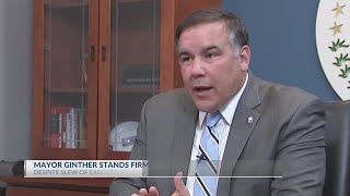 MAYOR GINTHER STANDS FIRM ON IMMIGRATION ISSUES