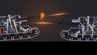 KV-2 vs KV-2 in People Playground screenshot 5
