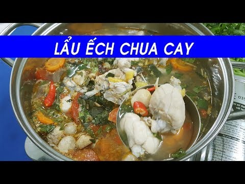 cách nấu lẩu ếch