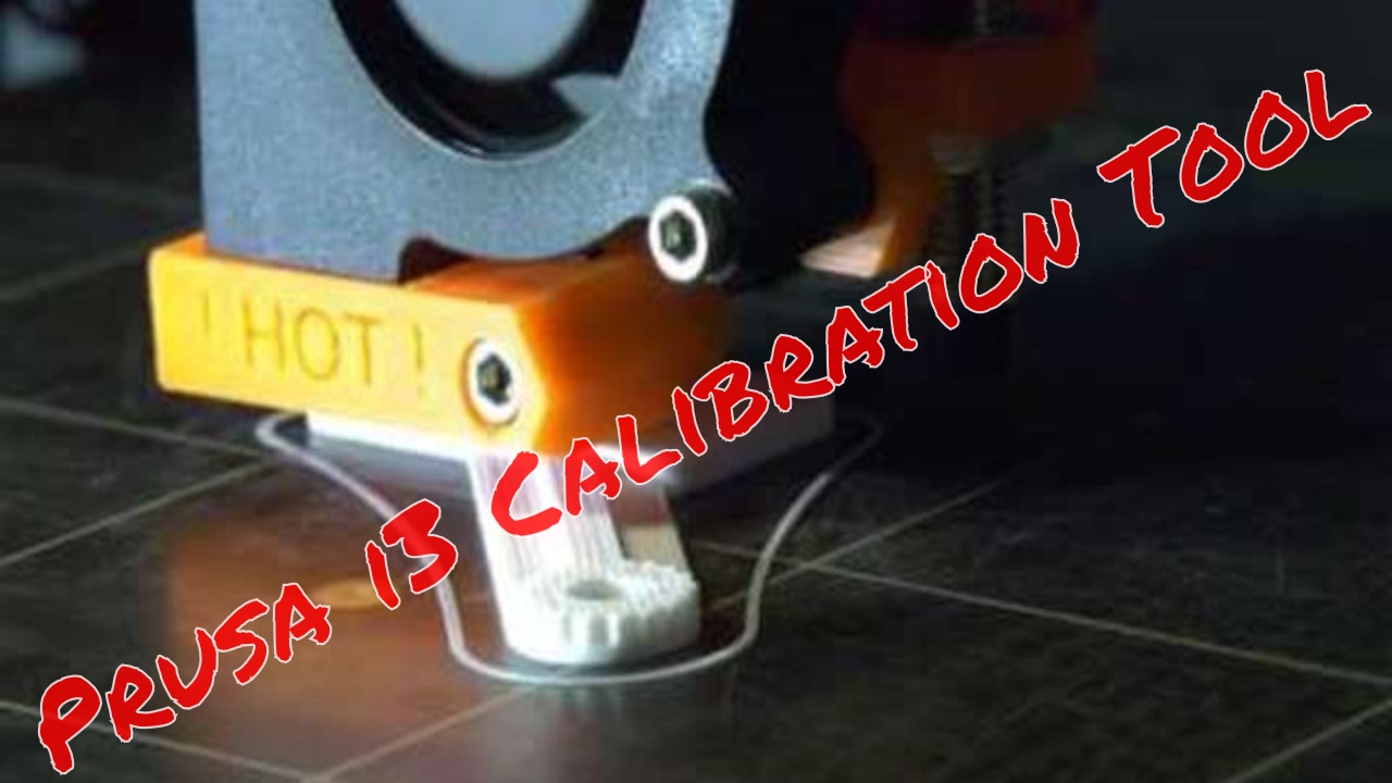 Prusa i3 MK2 Calibration Tool - YouTube