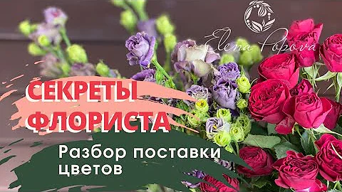 Уход за цветами. Срезанные цветы. Обработка цветов. Флористика. Разбор поставки цветов