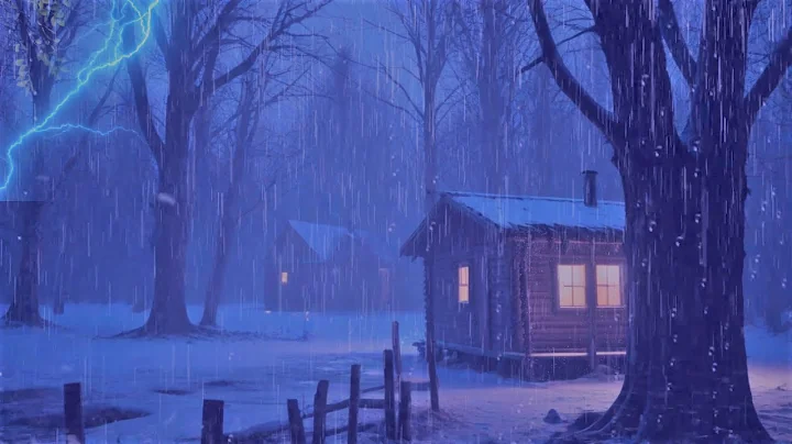 Rain Sounds For Sleeping - 99% Instantly Fall Asleep With Rain And Thunder Sound At Night #123