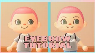 Arched Eyebrow Tutorial | Animal Crossing New Horizons