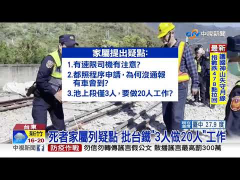 道班工遭撞死 局長靈堂致意家屬哭暈喊"凶手"│中視新聞 20210226