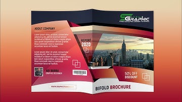 Bifold brochure design photoshop tutorial