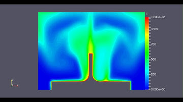 Thermasoft consulting- simFlow CFD, buoyancy air flow around a fin.