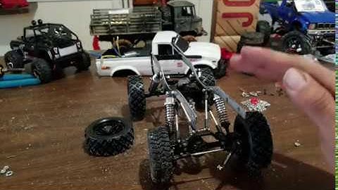 Wpl c14 crawler shock upgrade. Giving it flex