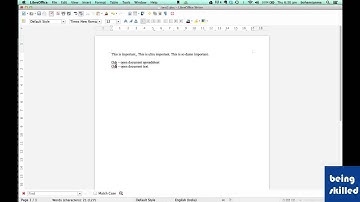 How to convert ods odt odp into doc xls ppt in Libreoffice