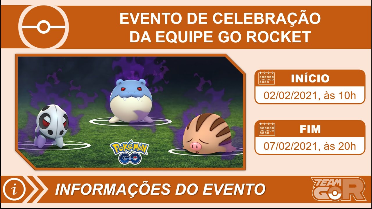 Pokémon GO (Mobile): começa evento da Equipe GO Rocket - Nintendo