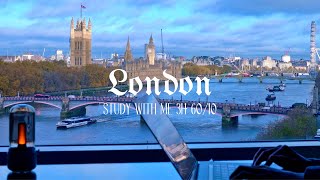 3Hour Study with Me / London Sunny Morning / Pomodoro 6010 / Relaxing LoFi / Day 135