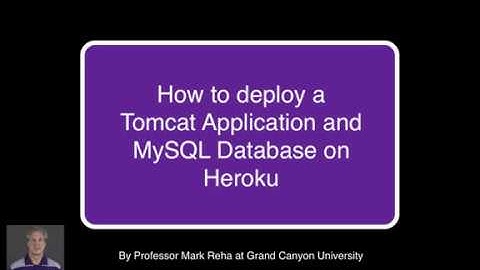 HOWTO - Deploy a Tomcat Java Application on Heroku