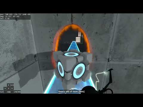 Portal 2 Speedrun Tutorial - Bridge The Gap - 21/60