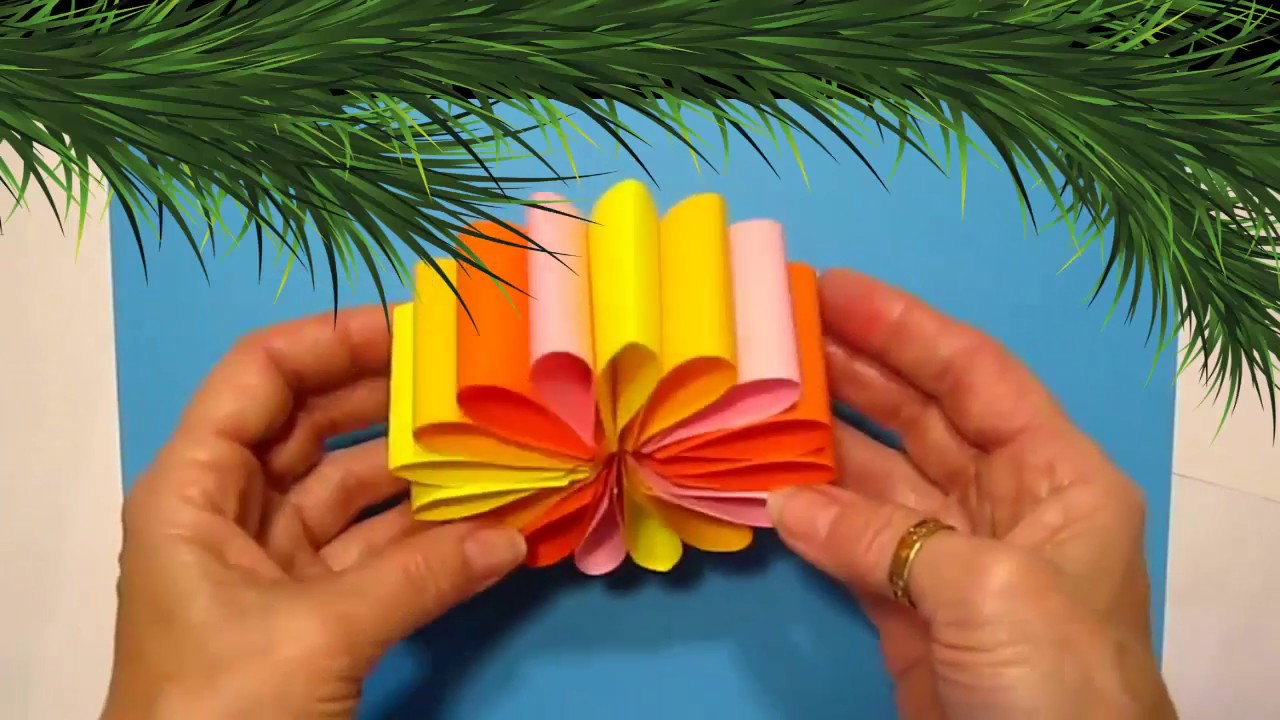 Какие игрушки смастерить на Новый год из бумаги