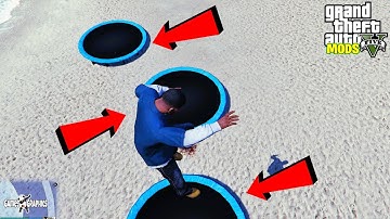 How to install "Cama Elástica" [Trampoline Mod] (2023) GTA 5 MODS