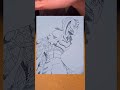 DESENHANDO A VERSÃO BETA DO KING CRIMSON #jojo #stand #kingcrimson #sicca #shorts #rpg