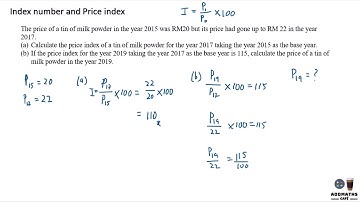Index number and Price index