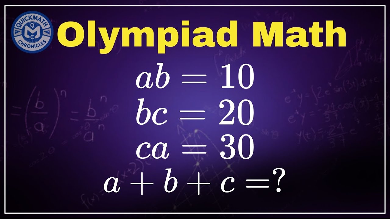 Olympiad Math | A Nice Algebra Problem | Tricky Math - YouTube