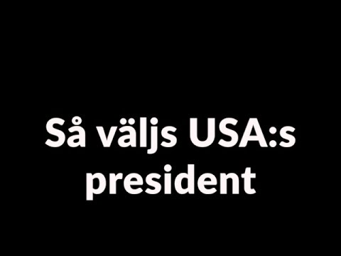 Video: Hur USA: S President Väljs