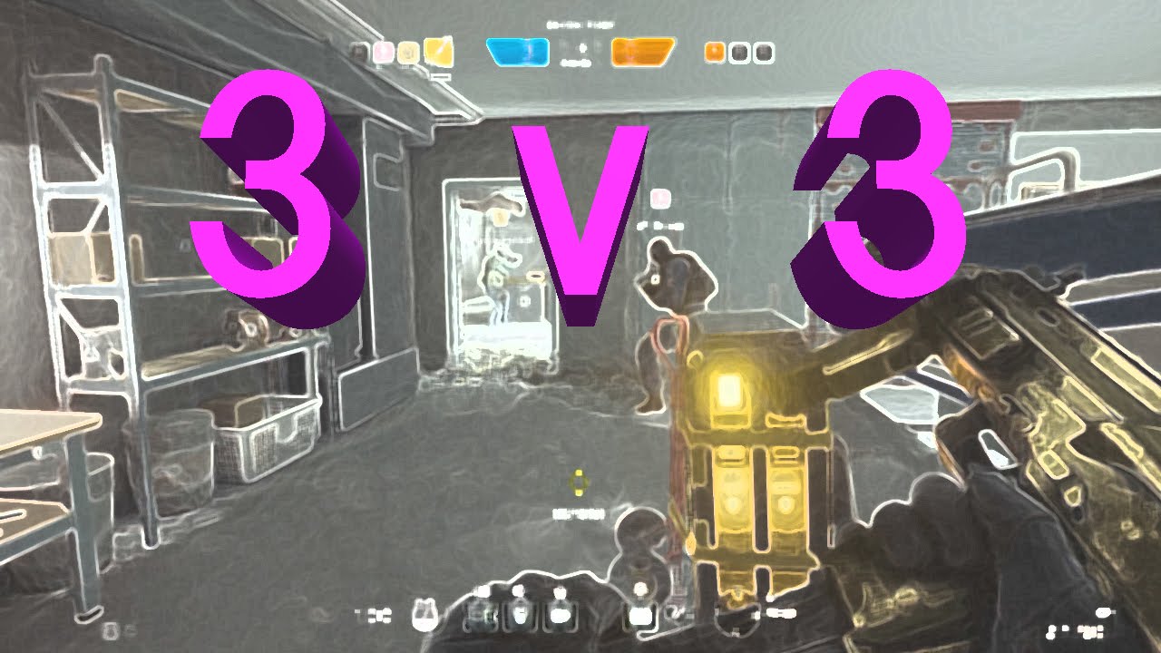 RAINBOW SIX SIEGE - 3v3 Funny Moments - YouTube