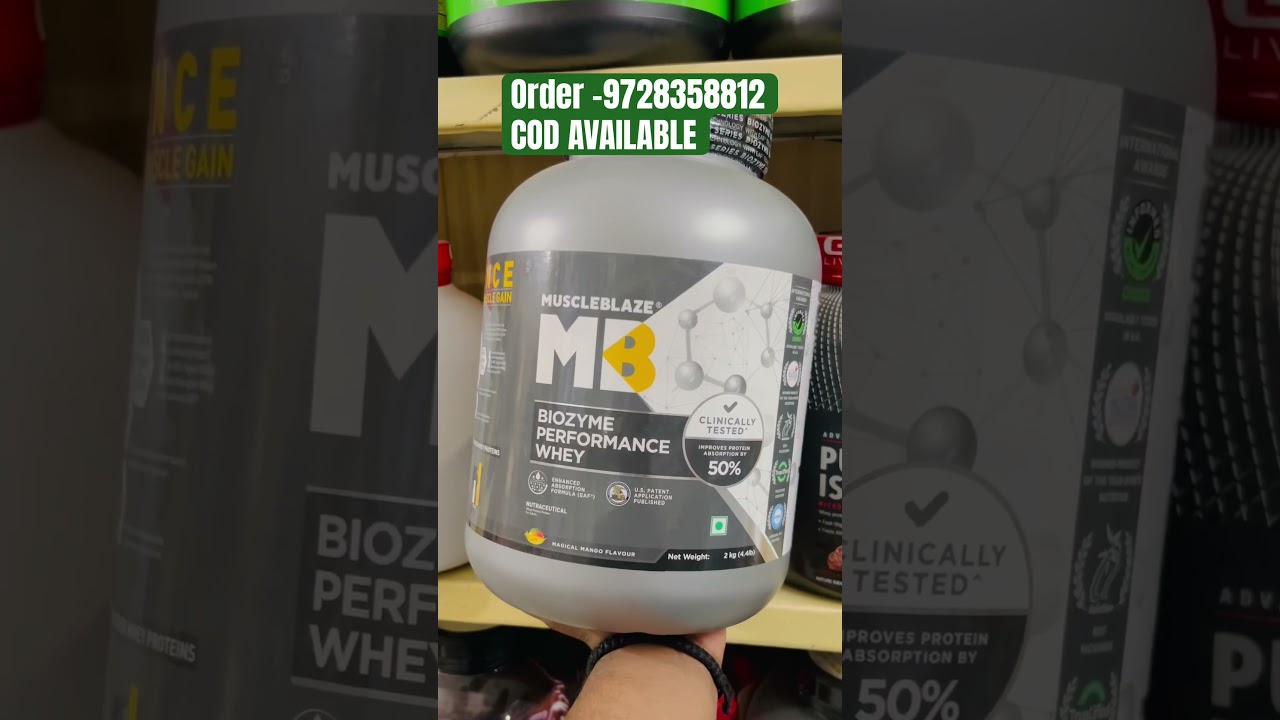 MB BIOZYME WHEY PROTEIN 2kg || price-4200+gym bag free || 