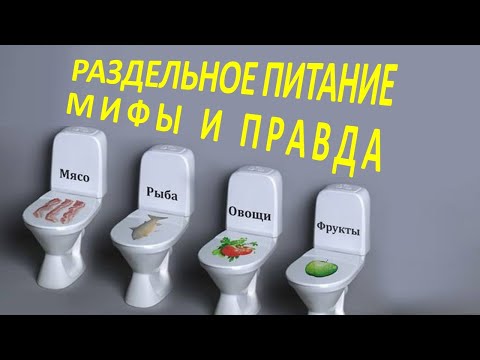 Раздельное питание - научные принципы правильного сочетания продуктов