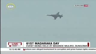 Bungoma Residents Treated To A Thrilling Military Planes Show On 61st Madaraka Day