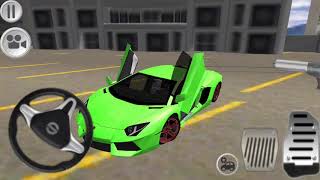 Driving games in the city with Lamborghini Aventador // Araba Sürme Oyunları screenshot 5