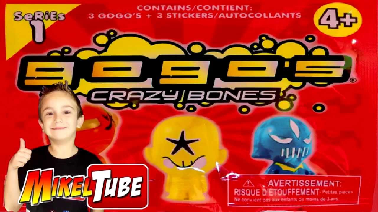 gogos crazy bones en Mikel Tube populares sobres sorpresa de Magic Box Int.  Español 