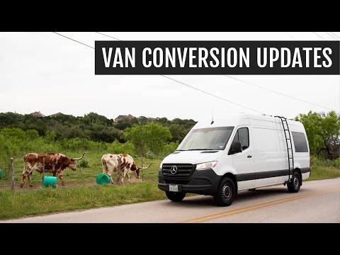 Van Conversion Updates: Heater, Windows, & Cabinet Faces | Van Build Series