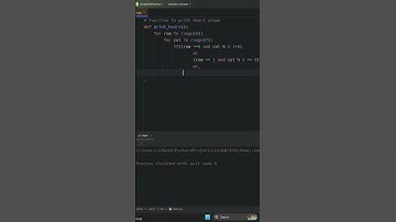 Heart Pattern in python #coding #codewithpython #HeartPattern #Coding #Programming #PythonTutorial