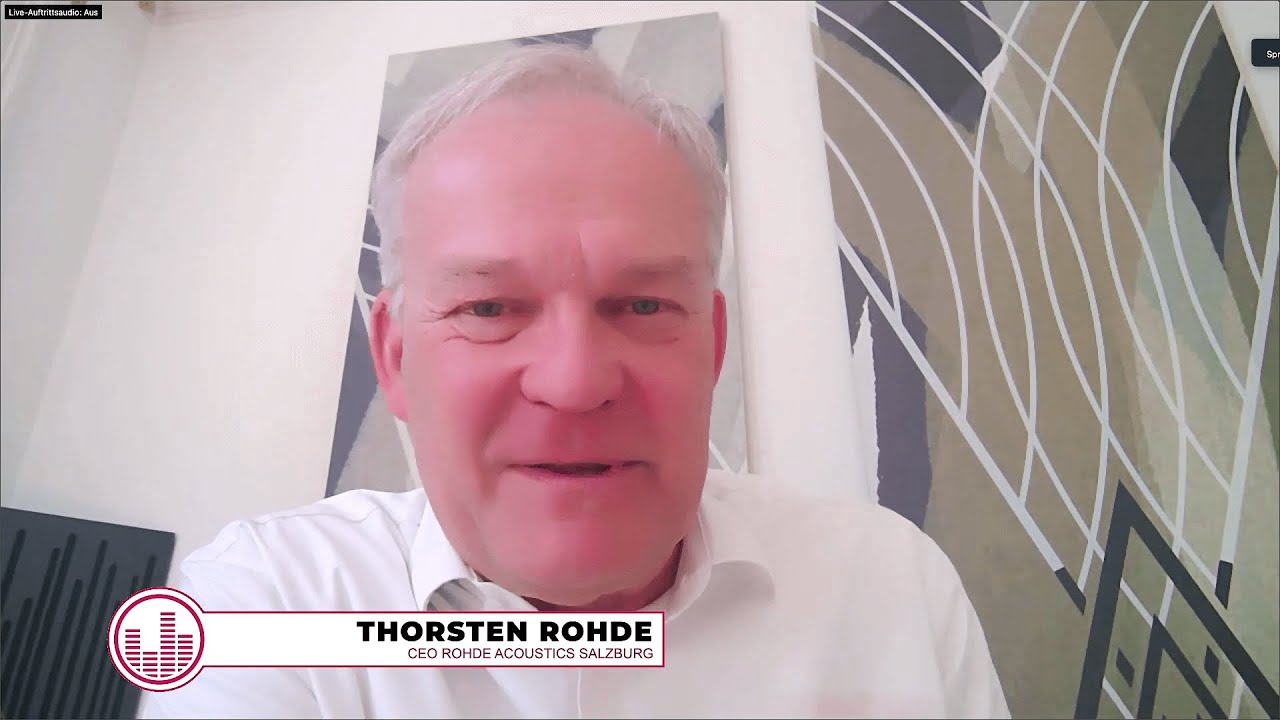 Bauen heißt hören! - 12.04.2024 - Thorsten Rohde | Die Digitalisierung des Konzertsaals