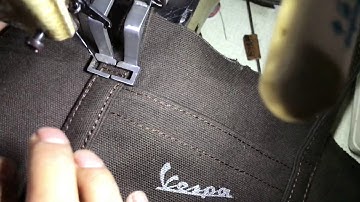 How the bartack machine works? (Slow mo in seconds)