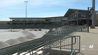 Legends Field facelift: Monarchs install all-synthetic baseball field for 2025