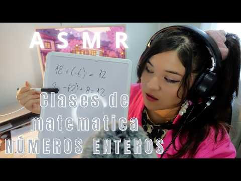 Teacher Roleplay👩‍🏫: Math Class🎲: INTEGERS (Part I) ASMR 💜