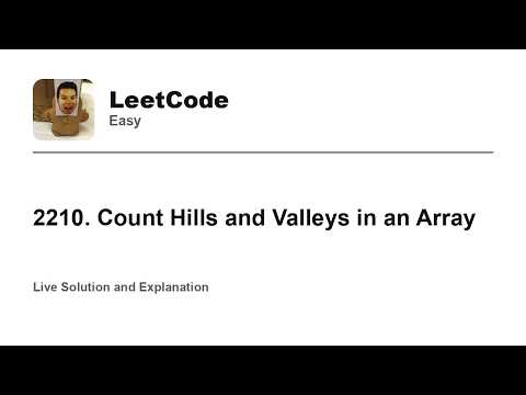 2210. Count Hills and Valleys in an Array (Leetcode Easy)