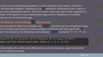 A Better Way to Use IF Statements: Simplifying Conditional Logic in JavaScript