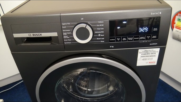 Bosch WGG25401GB 10Kg 1400 - YouTube Machine Spin Washing