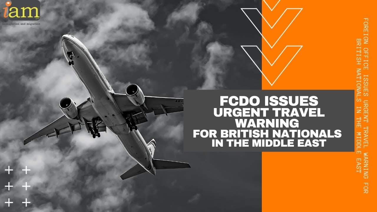 Foreign Office Issues Urgent Travel Warning For British Nationals In The Middle East