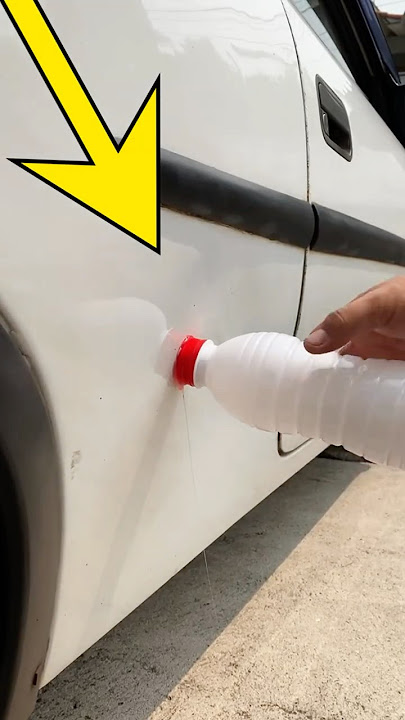 Easy Car Dent Repair- DIY Hack  (📷gambiarra100limites)