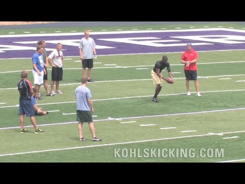 Longest Punt | NFL football punters see who can kick the farthest
