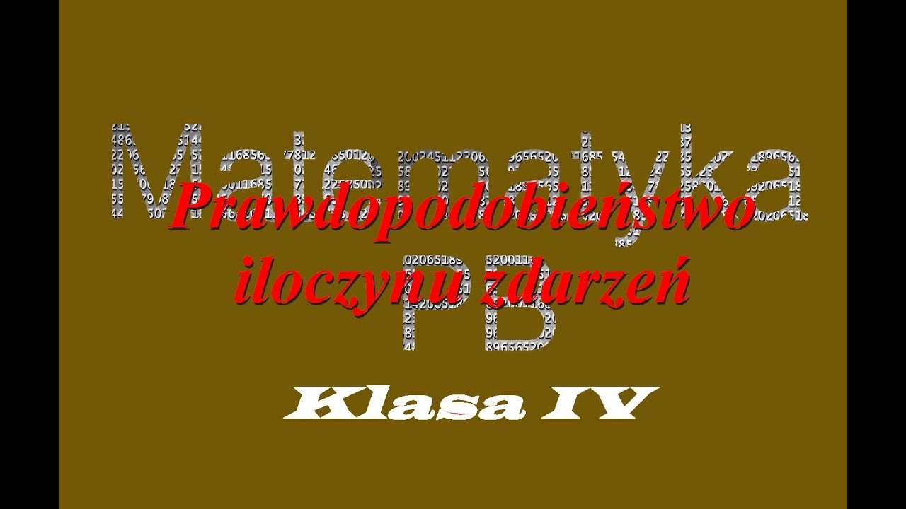 Przyroda 4 Klasa Nowa Era Nowa Era klasa 4 zad2 strona 47 Prawdopodobieństwo iloczynu zdarzeń