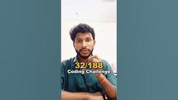 Day 32/188 Coding Challenge  #188dayscodingchallenge #akhilpal #codingchallenges #coding #java #dsa