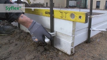 Construction Formwork for Curves and Edges for the use with In-situ Concrete - Syflex®