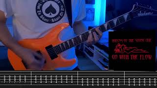 Queens of the Stone Age - Go with the Flow (Rhythm Guitar Cover + Screentabs)