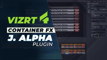 Vizrt 4 Container FX Jitter Alpha Plugin Tutorial